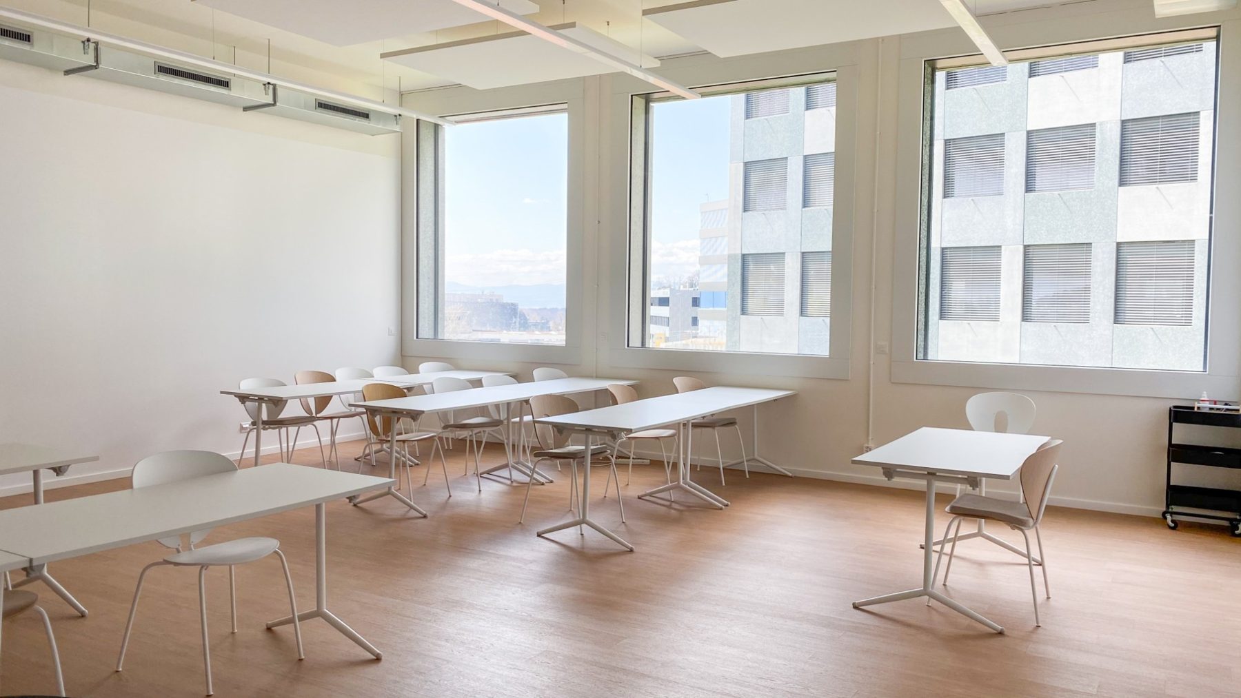 La salle de cours de La Serre au Biopôle
